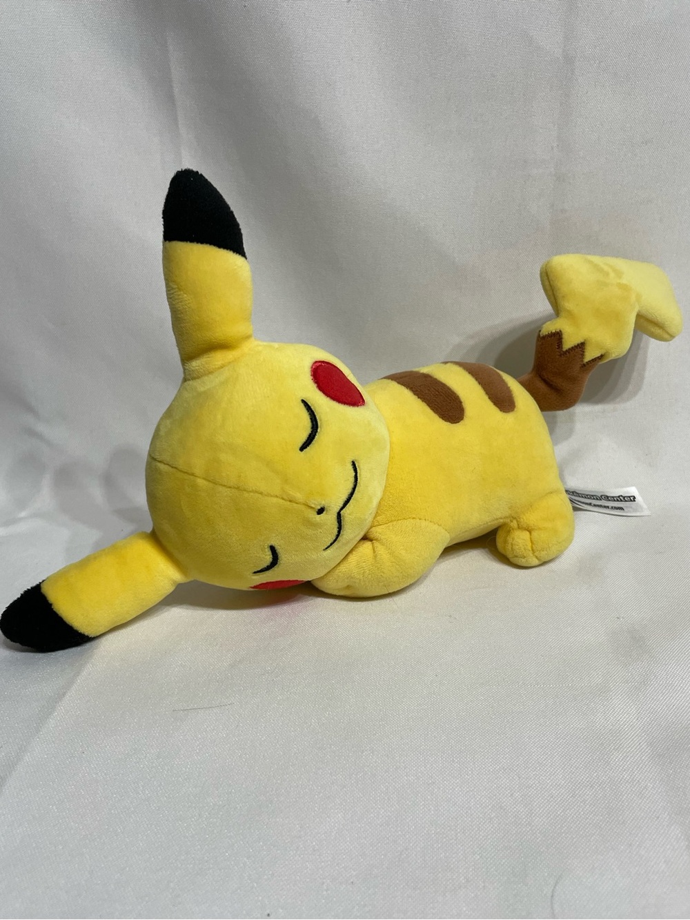8” Pokémon Center Pikachu Sleeping Plush Excellent Condition